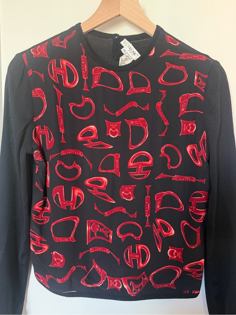 CELINE Vintage Silk Sweater